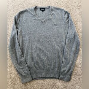 Express Men's Gray Sweater Size Medium